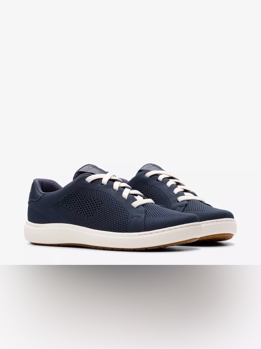 Clarks Nalle Walk Navy Blue sneakers walking shoes comfort slip on Women’s 8 NEW